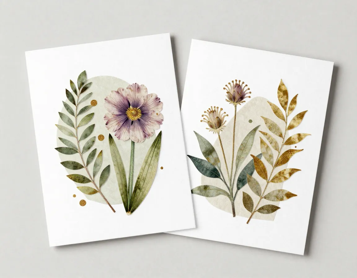 Botanical Greeting Card Set